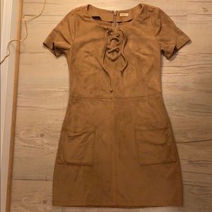 Hollister suede dress